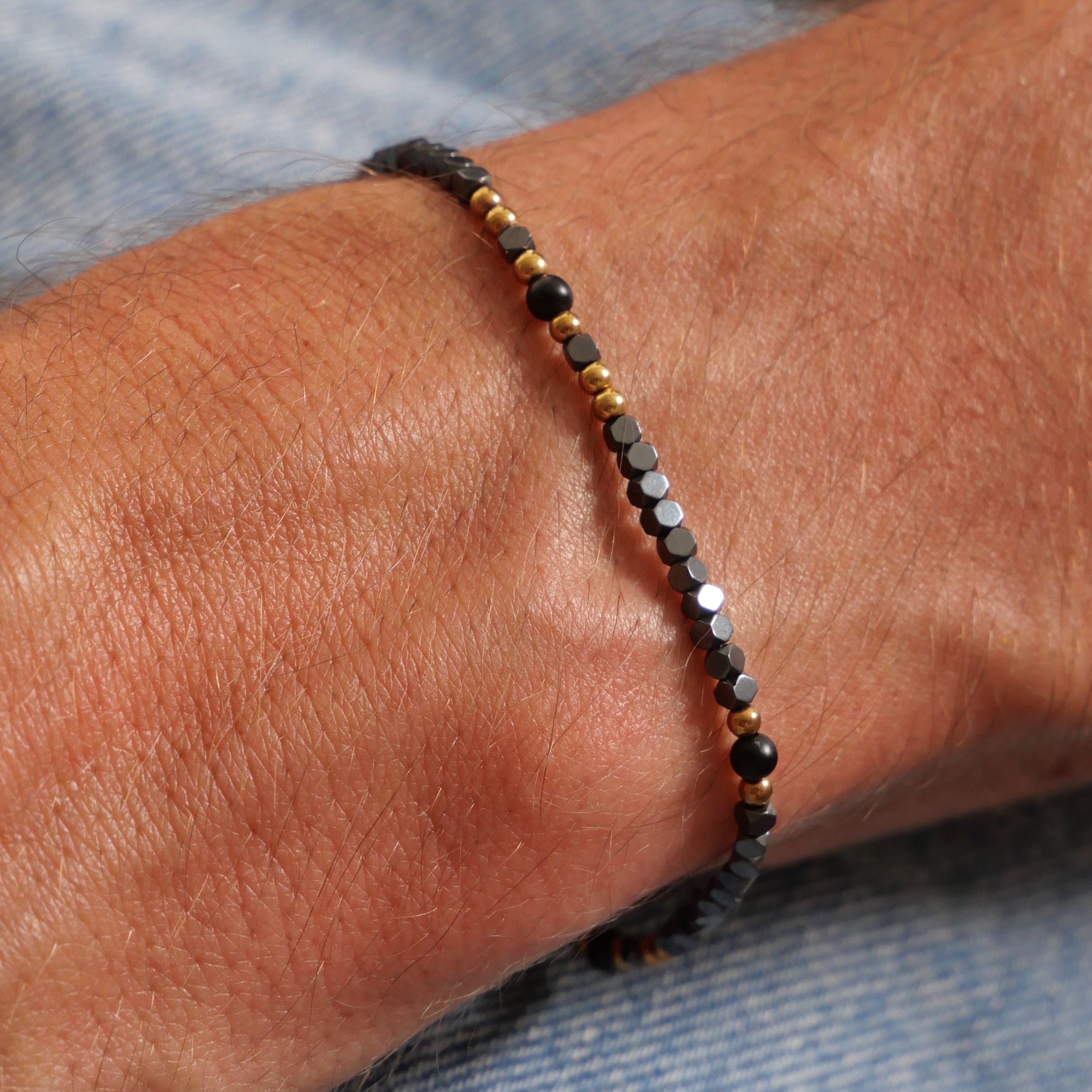 Bracelet homme Raoul - Onyx, hématite