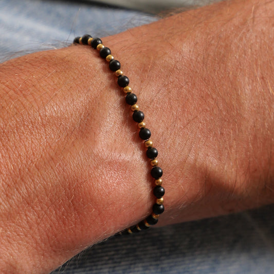 Bracelet homme Barnabé - Onyx, hématite