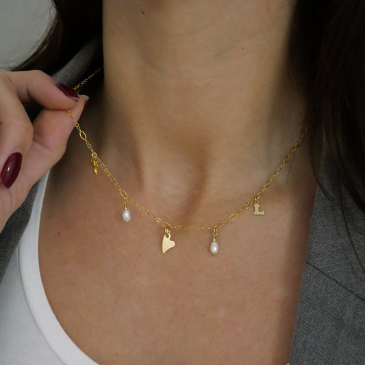 Collier personnalisable Valentin - édition limitée