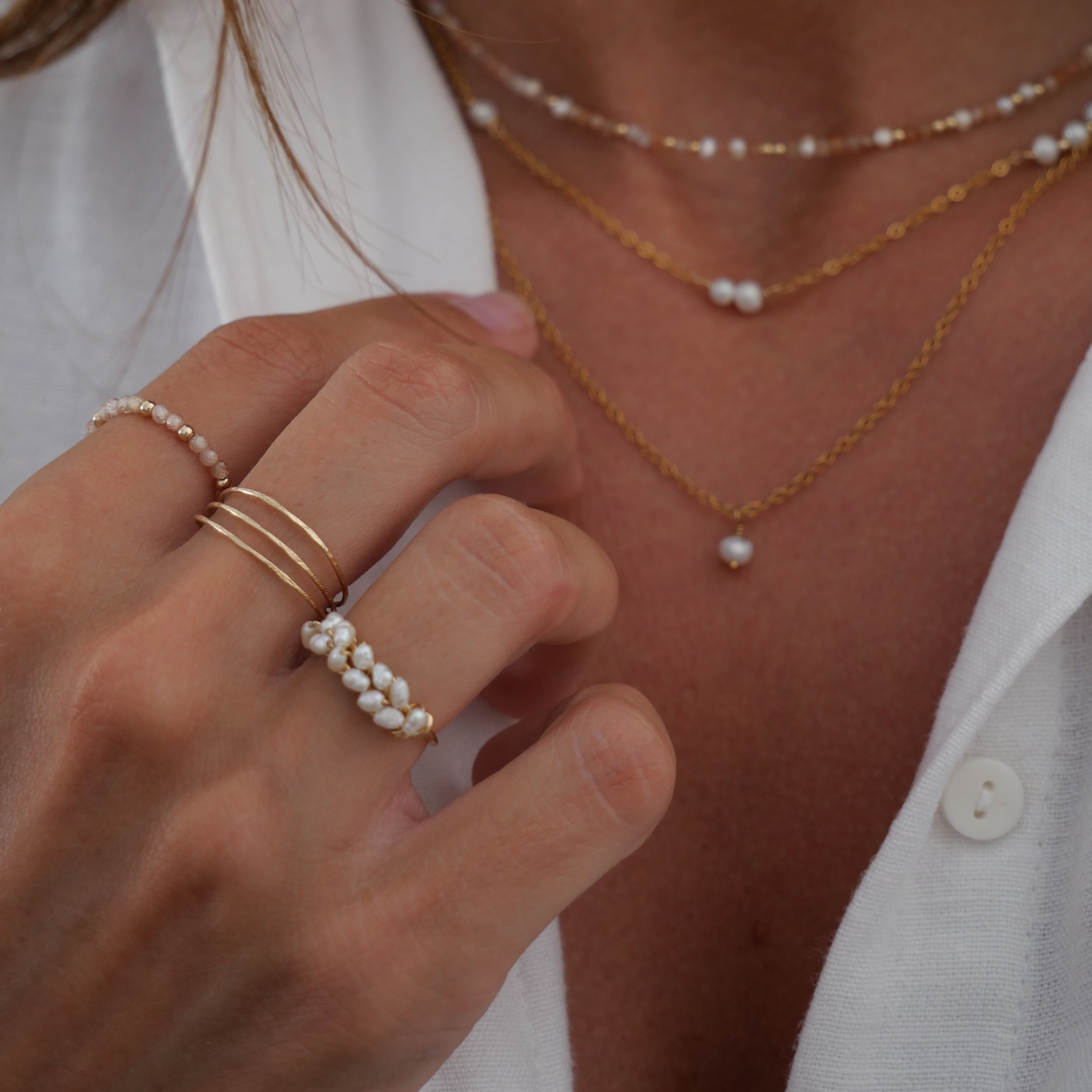 Bague Marceline multi-rangs