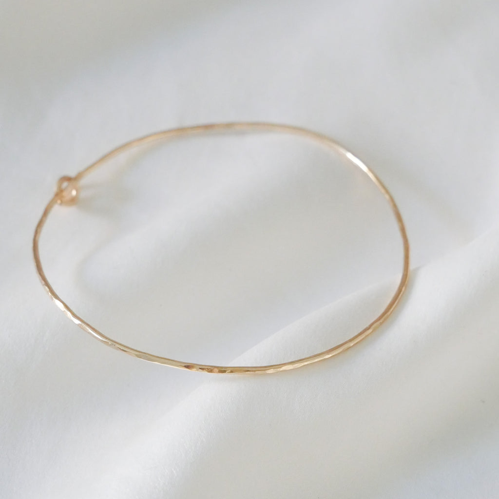 Jonc martelé Laora - Or Laminé