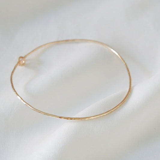 Jonc martelé Laora - Or Laminé