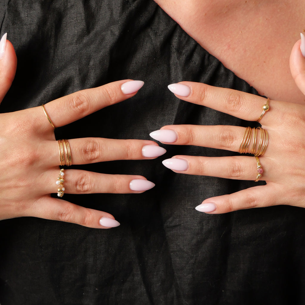 Bague Donia - multi-rangs martelés