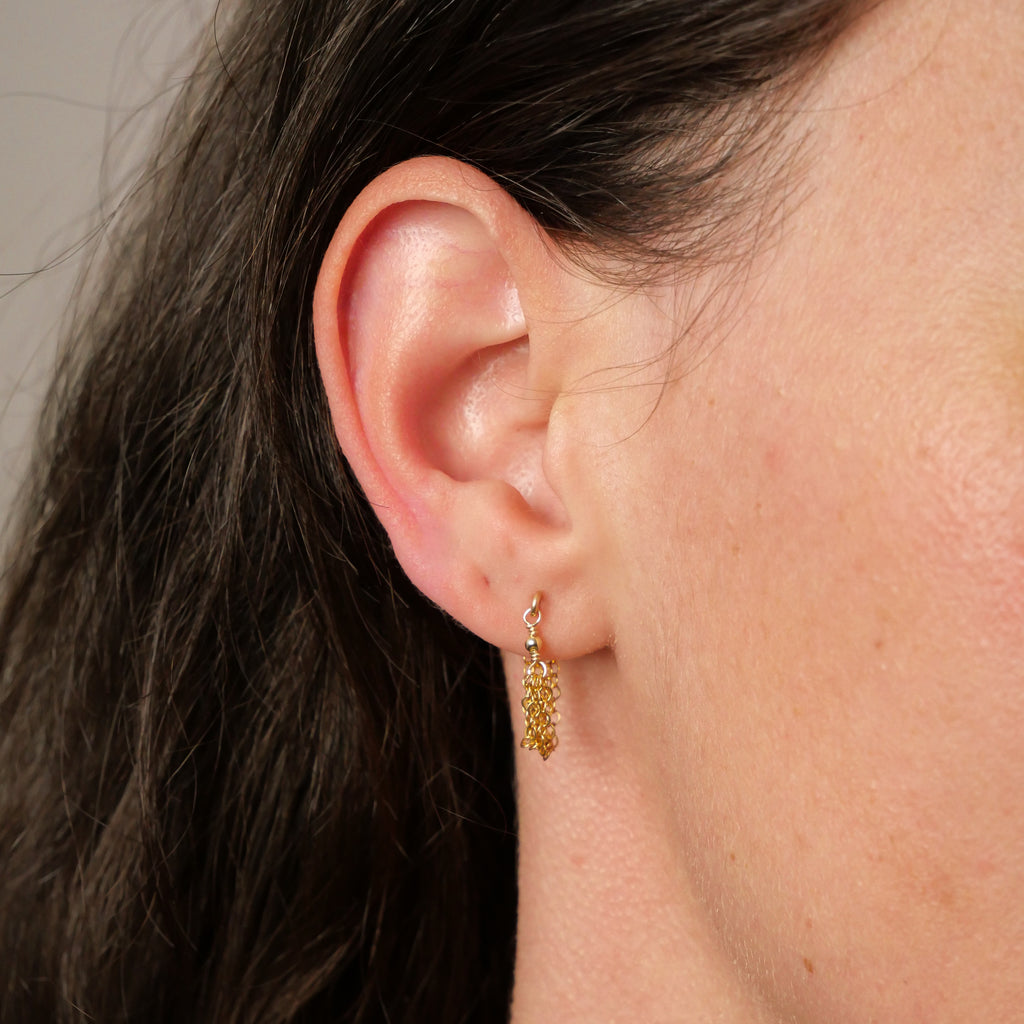 Boucles d'oreilles Gaïa - Or Laminé