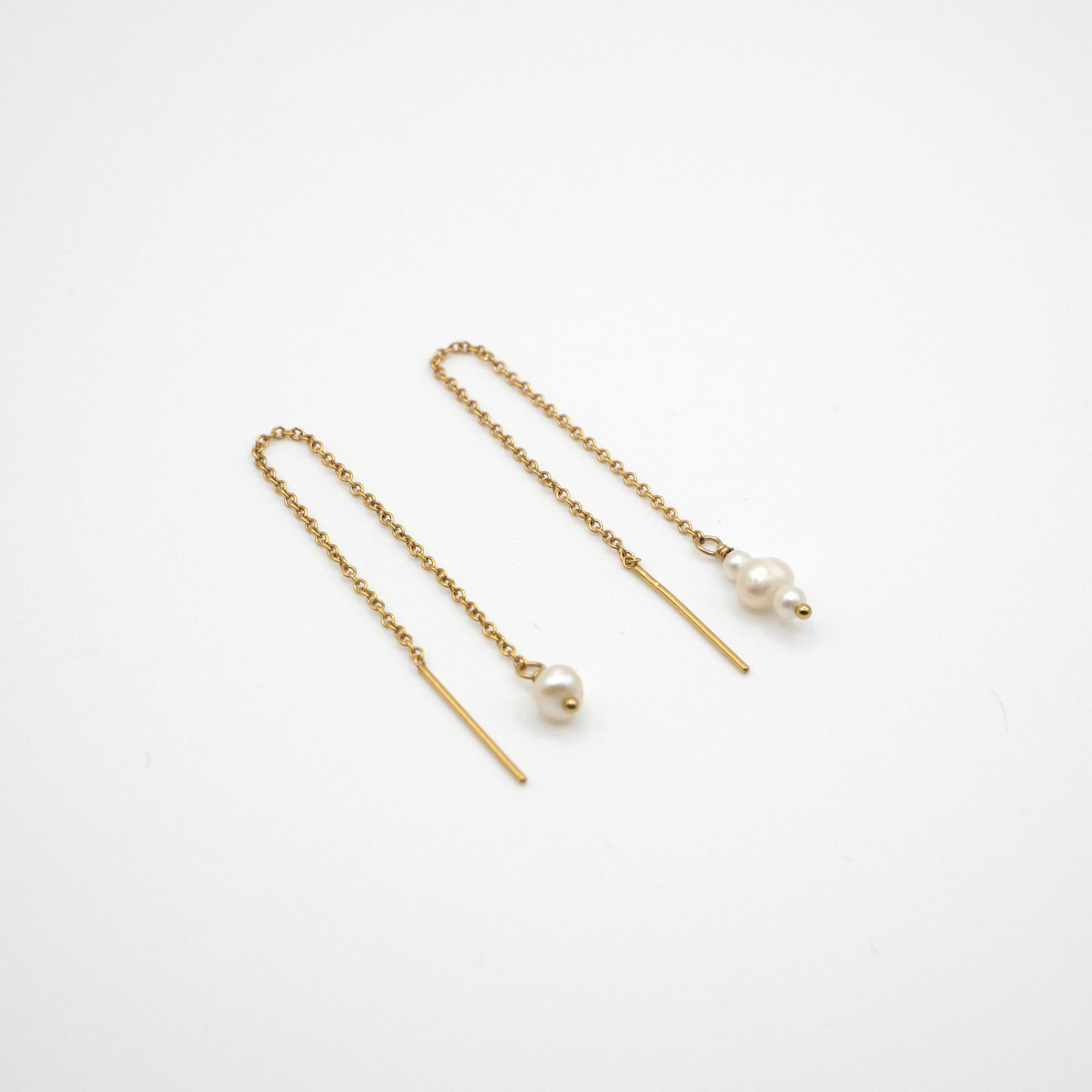 Boucles d'oreilles Roma - Perles de culture