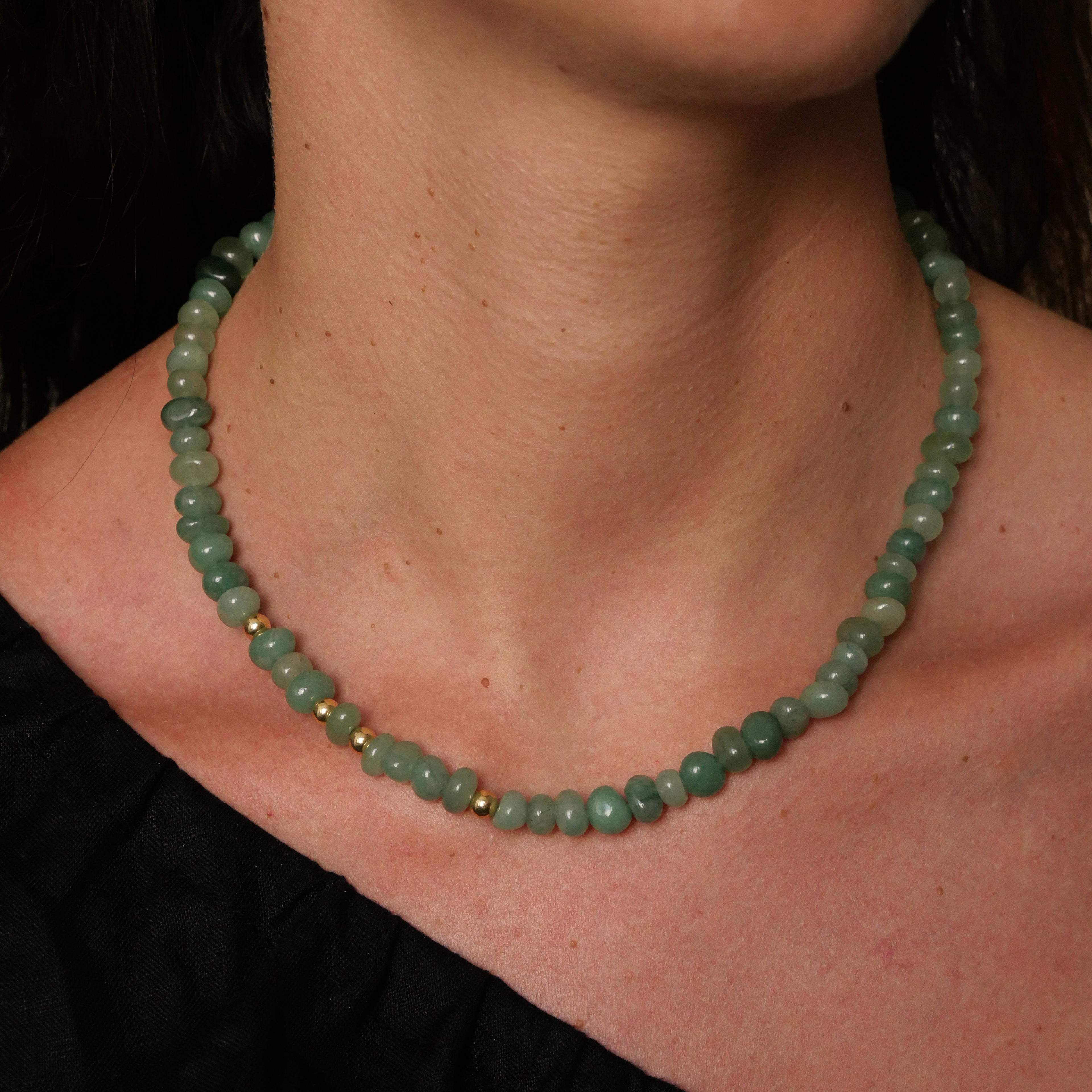 Collier Ivy - Aventurine verte