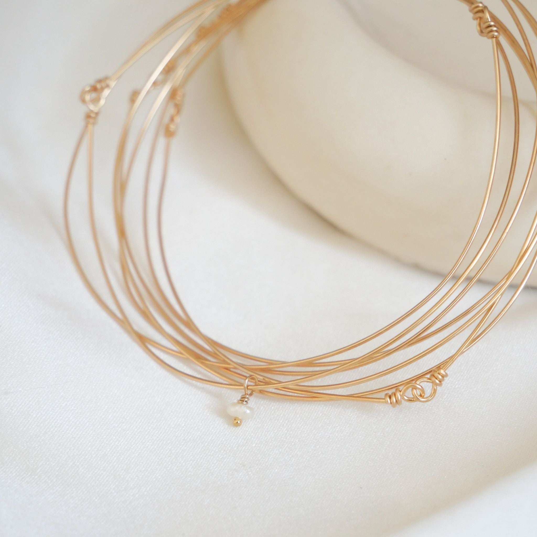 Bracelet semainier en or laminé gold filled Merci Clodette