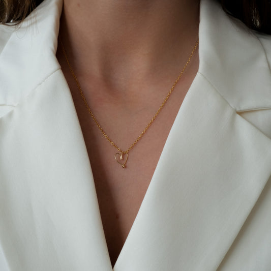 Collier coeur Fusion