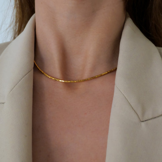 Collier Tinos - Hématite