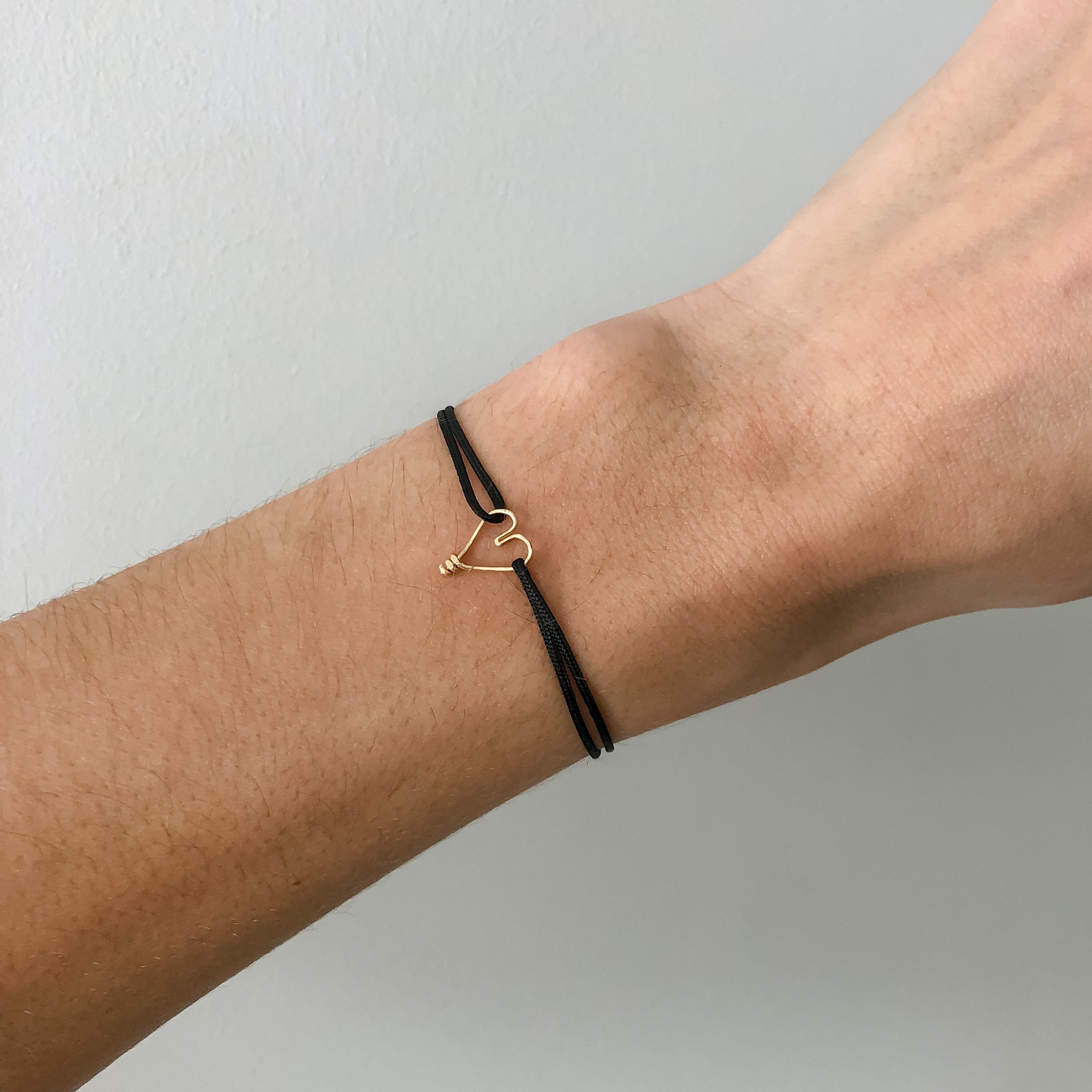 Bracelet cordon coeur Attraction